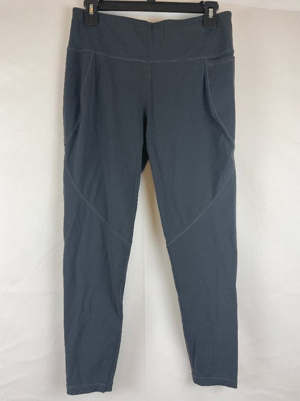 Sweaty Betty The Power 7/8 Length Leggings M Dark Green Tech Pockets